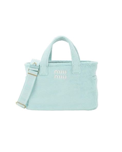 miu miu terry tote